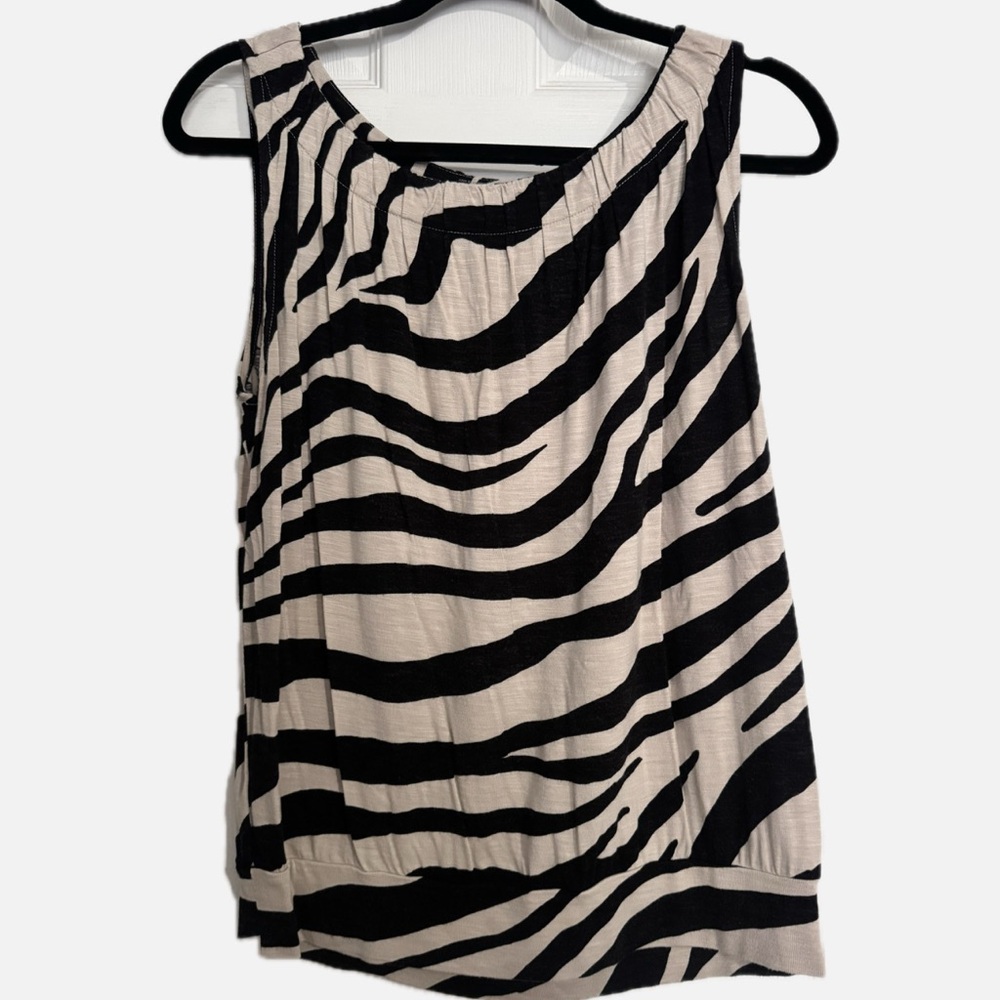 LOFT Zebra-Print Tank Top